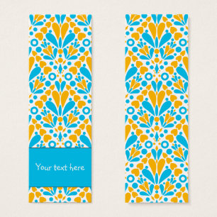 可愛いカラフルドットとハートデザインブックマーク