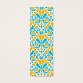 可愛いカラフルドットとハートデザインブックマーク (裏面)