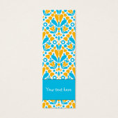 可愛いカラフルドットとハートデザインブックマーク (正面)