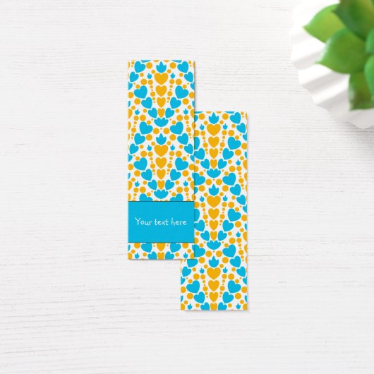 可愛いカラフルドットとハートデザインブックマーク (デスク)