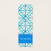 可愛いカラフルドットデザインブックマーク (正面)