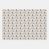 可愛いカラフルバルーン付きカスタムマウス ラッピングペーパーシート (正面)