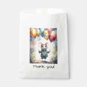 可愛いカラフルバルーン付きカスタム誕生日 フェイバーバッグ (正面)