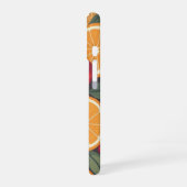 可愛いカラフルフルーツパターン – おもしろい夏デザイン iPhone 16ケース (左側面)