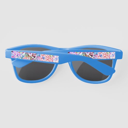 可愛いカラフルフローラルパターンケースメイトiPhone cas サングラス (裏面)