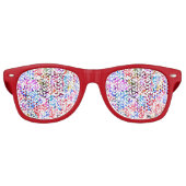 可愛いカラフルフローラルパターンケースメイトiPhone cas レトロサングラス (正面)