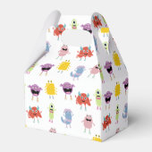 可愛いカラフルモンスターズおもしろいキッズパターン フェイバーボックス (裏面サイド)