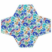 可愛いカラフルモンスター顔パターンケースメイトiPh サッカーボール (フラット)