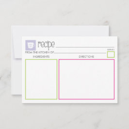 可愛いカラフルレシピ