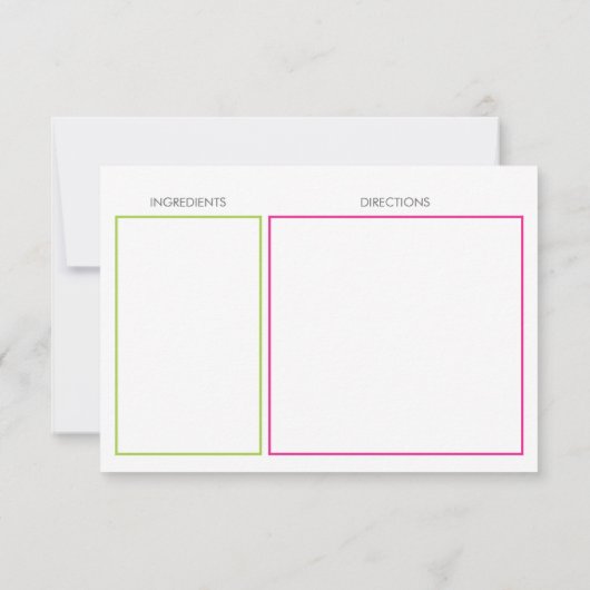 可愛いカラフルレシピ (裏面)