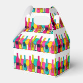 可愛いカラフルワインボトルパターンケースiPad a フェイバーボックス (裏面サイド)