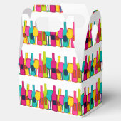 可愛いカラフルワインボトルパターンケースiPad a フェイバーボックス (オープン)