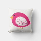 可愛いカラフル予測できな鳥装飾用クッション クッション (正面)