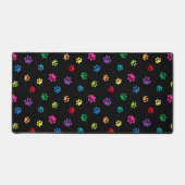 可愛いカラフル前刷りパターン デスクマット (正面)