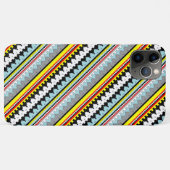 可愛いカラフル幾何ストライプパターン Case-Mate iPhoneケース (裏面(横))