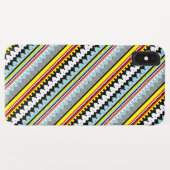 可愛いカラフル幾何ストライプパターン Case-Mate iPhoneケース (裏面(横))