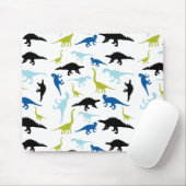 可愛いカラフル恐竜の模様の口 マウスパッド (マウス)