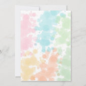 可愛いカラフル恐竜の赤ちゃんシャワービンゴ (裏面)