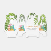 可愛いカラフル恐竜の赤ちゃんシャワー フェイバーボックス (折り畳みなし)