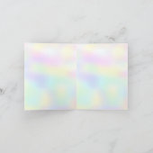 可愛いカラフル恐竜学校子供の誕生日パーティー 招待状 (内部)