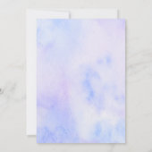 可愛いカラフル我々の小さなモンスター1歳の誕生日 招待状 (裏面)