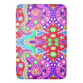 可愛いカラフル手描き型封筒ケースマット バスマット (正面縦)