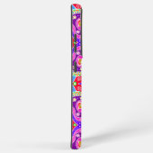 可愛いカラフル手描き型封筒ケースマット SAMSUNG GALAXYケース (右側面)