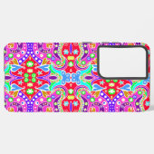可愛いカラフル手描き型封筒ケースマット SAMSUNG GALAXYケース (左側面)