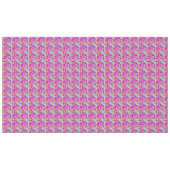 可愛いカラフル手描き模様テーブルクロス テーブルクロス (正面(横))