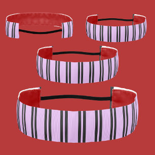 可愛いカラフル抽象芸術ストライプパターン アスレチックヘッドバンド