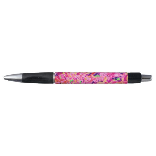 可愛いカラフル抽象芸術旋回絵を描 ボールペン (正面)