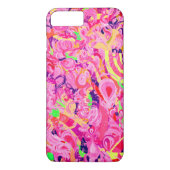 可愛いカラフル抽象芸術旋回絵を描 Case-Mate iPhoneケース (裏面)