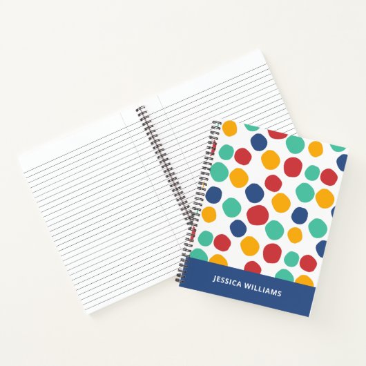 可愛いカラフル抽象芸術 ノートブック (内部)