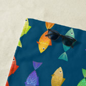 可愛いカラフル柄ビーチタオル ビーチタオル (インサイチュ)