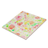 可愛いカラフル水彩柄 タイル (側面)