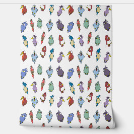 可愛いカラフル漫画の鳥の子供の壁紙 壁紙