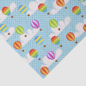 可愛いカラフル熱気球パターン 薄葉紙 (詳細)