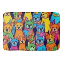 可愛いカラフル犬ハッピードッグ