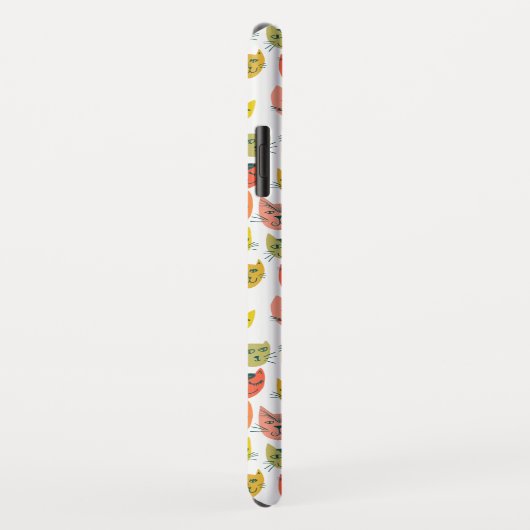 可愛いカラフル猫の柄 Case-Mate iPhoneケース (裏面/右)