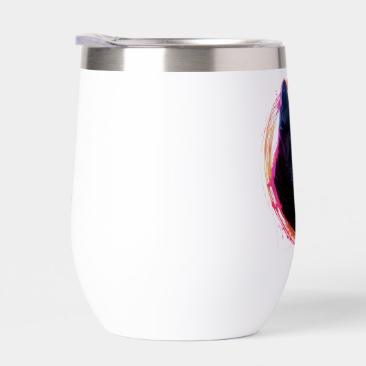 可愛いカラフル猫デザイン (右面)