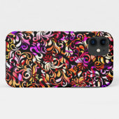 可愛いカラフル花柄 Case-Mate iPhoneケース (裏面(横))