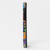 可愛いカラフル芸術的の花柄 Case-Mate iPhoneケース (裏面/左)