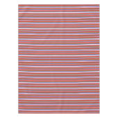 可愛いカラフル魔法ストライプ テーブルクロス (正面)