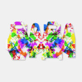 可愛いカラフル（ばちゃばちゃ）跳ねる絵を描デザインお願いボックス フェイバーボックス (折り畳みなし)