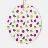 可愛いカラフル セラミックオーナメント (左)