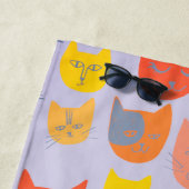 可愛いカラフル ビーチタオル (インサイチュ)