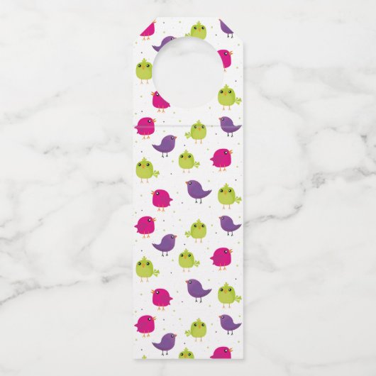 可愛いカラフル ボトルネックタグ (正面)