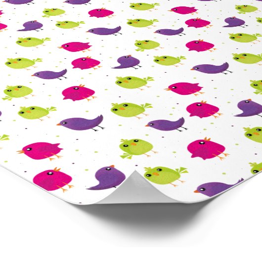 可愛いカラフル ポスター (角)