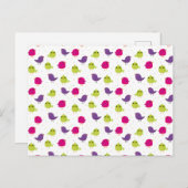 可愛いカラフル ポストカード (正面/裏面)