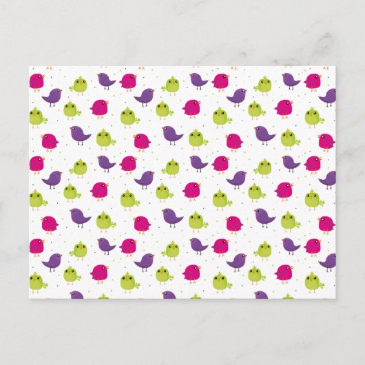 可愛いカラフル ポストカード (正面)